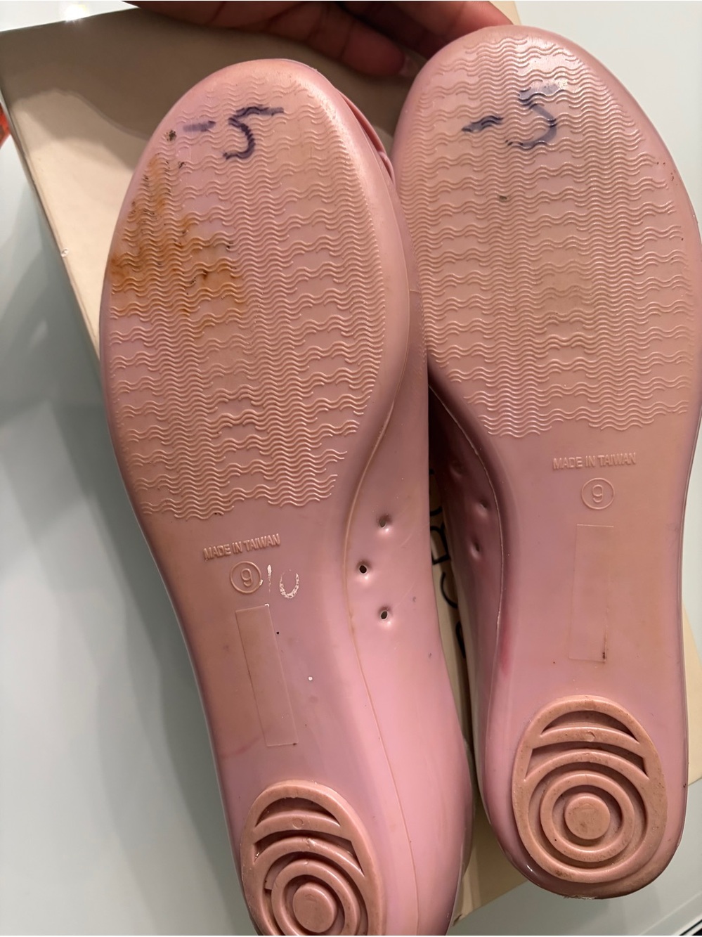 kate spade Pink Floral Jelly Ballet Flats 9 - Picture 6 of 8